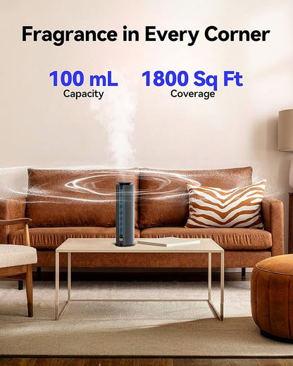 1800 Sq Ft Cordless Waterless Diffuser, 100ml Hotel Collection Diffuser Scent - Image 4