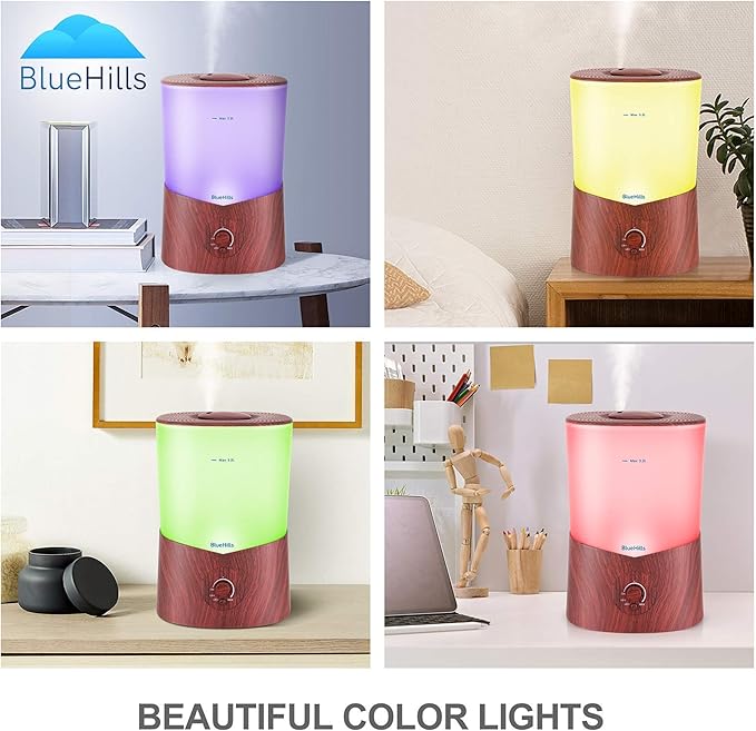 BlueHills Premium 3000 ML XL Essential Oil Diffuser Aroma Humidifier 3 Liter - Image 2