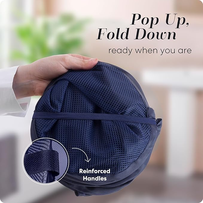 Handy Laundry Collapsible Mesh Pop Up Hamper - Image 3