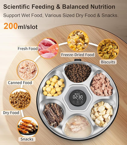 Casfuy Automatic Cat Feeder Cordless - Image 3