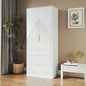 71.7" Wardrobe Armoire Wooden Closet by TOKSOM