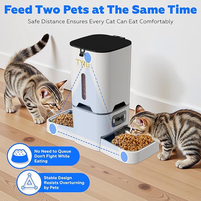 TYM Automatic Cat Feeder with 2 Camera - Image 4
