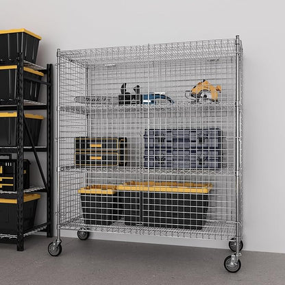 24" W x 60" L x 69" H Heavy Duty Utility Commercial Grade Metal Storage NSF - Image 8
