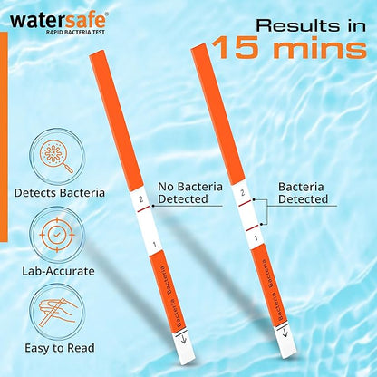 Pool and Spa Rapid Bacteria Test by Watersafe, Test Strips to Detect Down to 1 - Image 5