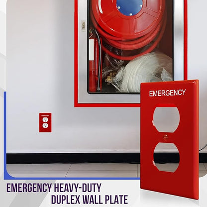ENERLITES Duplex Receptacle Outlet Wall Plate - Image 3