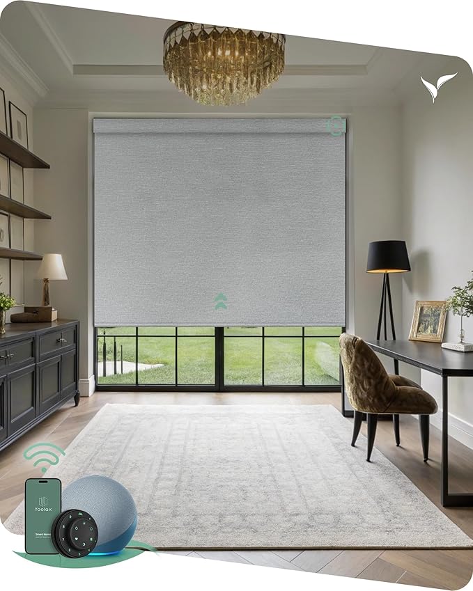 Yoolax Motorized Blinds with Remote, Smart Blinds by Yoolax