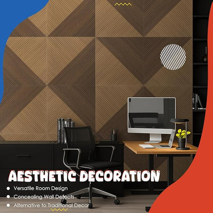 EVENRISING Acoustic Panels 6 Pack, Soundproof Wall Panels 23.6 x 23.6 Inches - Image 5