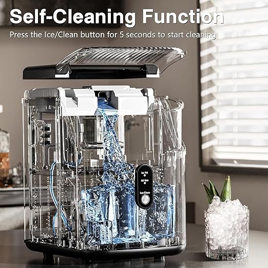 Antarctic Star Nugget Ice Maker Countertop, Chewable Nugget Ice Machine - Image 5