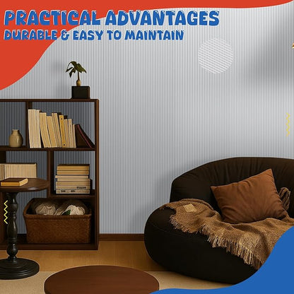 5 Pack Acoustic Panels, 47.2x23.6x0.4 inch Acoustic Wall Panels, Large - Image 7