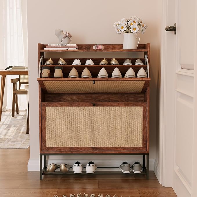 AVZEAR Narrow Shoe Storage Cabinet by AVZEAR