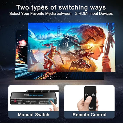 4K@120Hz HDMI 2.1 Switch 2 in 1 Out - Image 3