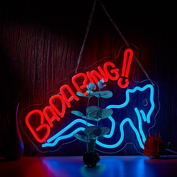 Bada Girls Neon Sign for Wall Décor Dimmable Bing Sopranos LED Neon Light USB by ZODZ