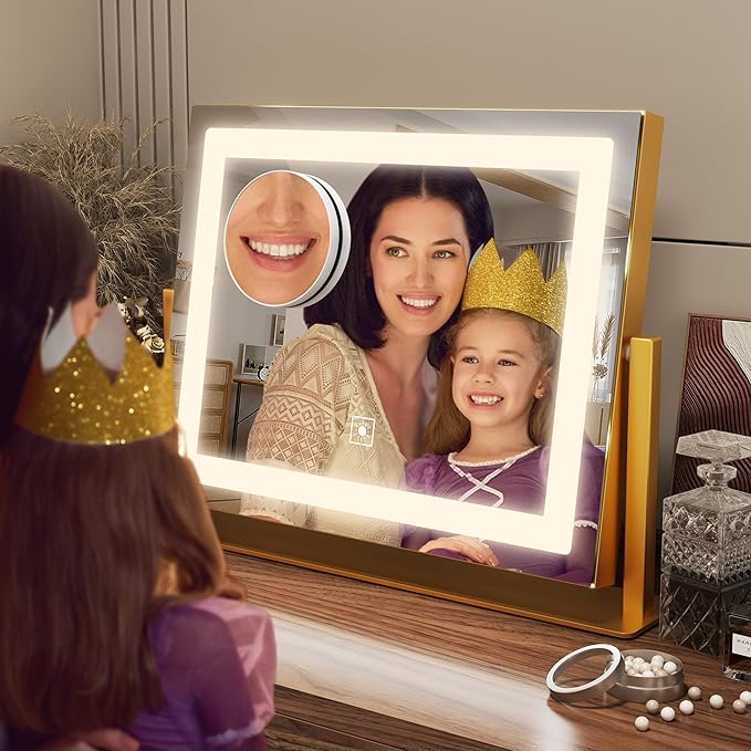 FENNIO Vanity Mirror with Lights, 3 Color Modes & Brightness Adjustable - Image 7
