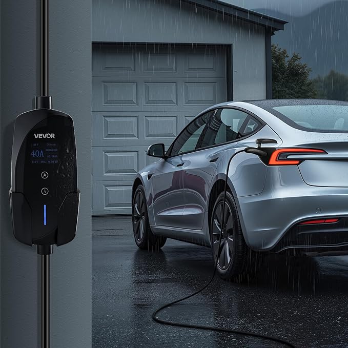 VEVOR Level 2 Tesla Charger, 40 Amp Adjustable Current, 240V Portable Home - Image 8