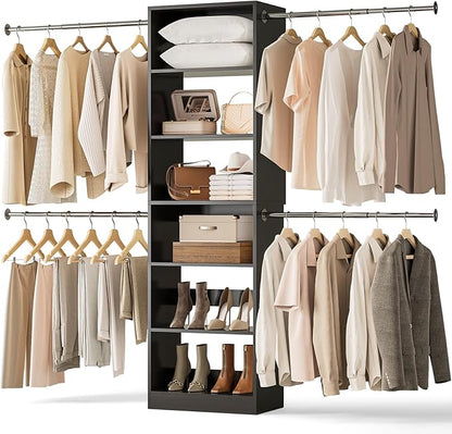 W1 Closet System, 3.5FT-7.7FT Closet Organizer System - Image 8