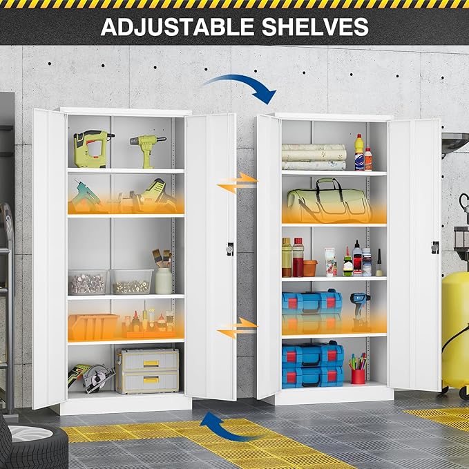 Metal Storage Cabinet-72” Tall Steel File Cabinets - Image 4