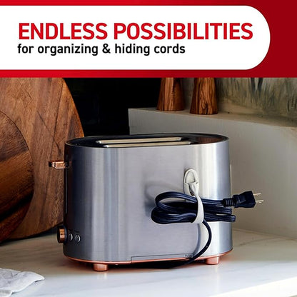 Command Cord Bundlers, Damage-Free Hanging Cord Organizer, No Tools Cord Bundler - Image 7