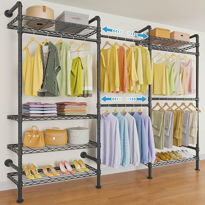Timate F3 Garment Rack Heavy Duty Clothes Rack by SturdyWallMountedClothesRack
