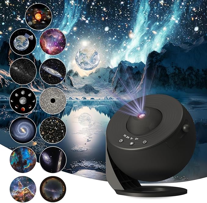 Planetarium Star Projector, Rusoso Galaxy Projector, 13 in 1 Film Discs by Rusoso