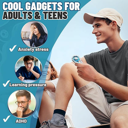 Valentines Day Gifts for Teens Boys Metal Fidget Spinner Toys for Adults - Image 5