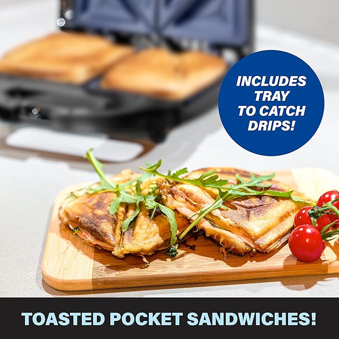 Granitestone Sandwich Maker, Toaster & Electric Panini Grill - Image 7