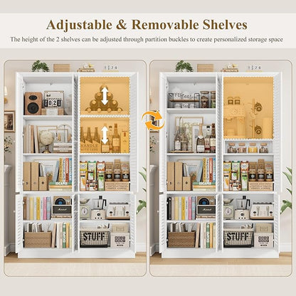 71” Tall Storage Cabinet, Kitchen Pantry Cabinet - Image 4