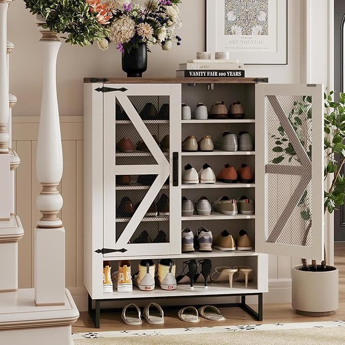 Maupvit 42.1" Farmhouse Shoe Cabinet by MaupvitFurniture