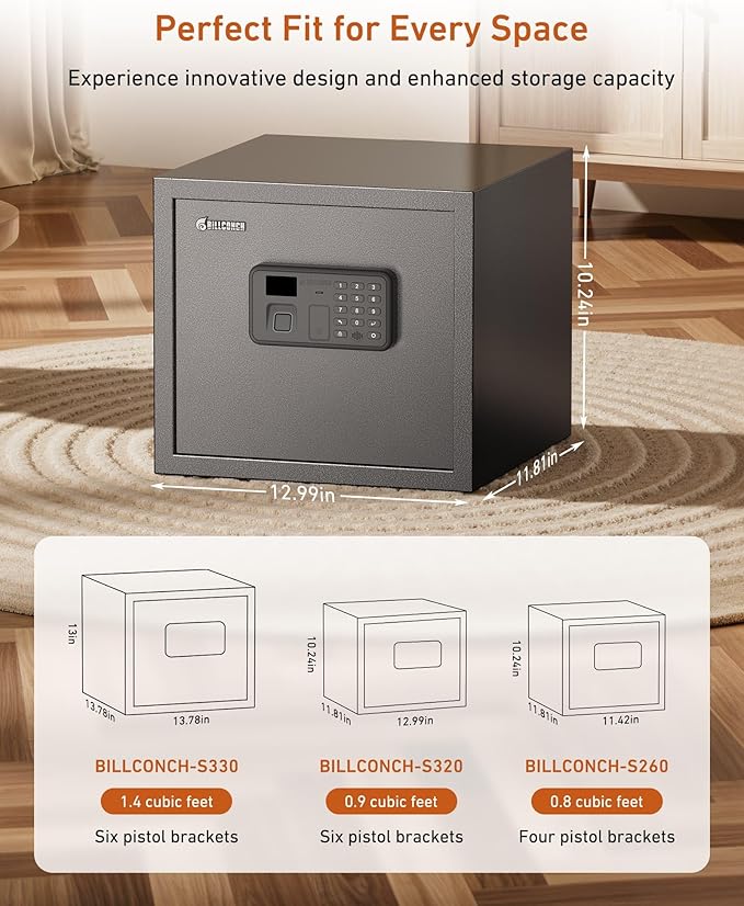 Billconch Smart Gun Safe for Multiple Pistols - Image 7