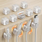 Yocice 12Pack Rotatable Cord Organizer, Spring Cable Clips Desk Cable by Yocice