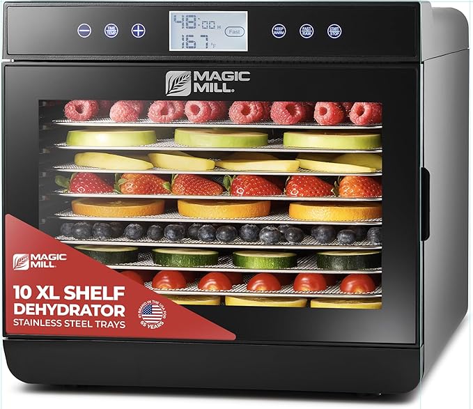 Magic Mill Premium Food Dehydrator Machine 700W Dryer by magicmill