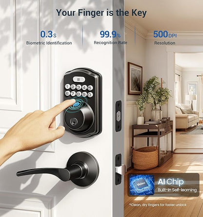 Veise Fingerprint Door Lock - Image 2
