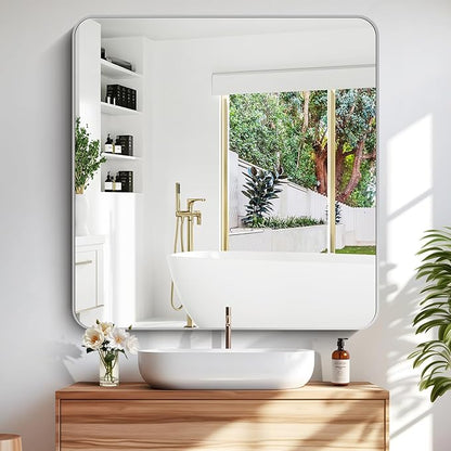 42" x 42"Bathroom Mirror, Decorative Rectangular Vanity Mirror - Image 3