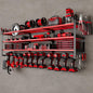 48" Large Power Tools Organizer Wall Mount, 12 Drill Holder by NattyDot