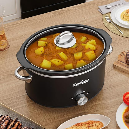 Sunvivi Small Slow Cooker 4QT, Mini Food Warmer - Image 5