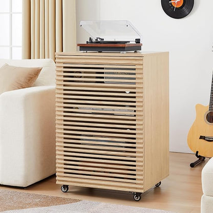 LEVNARY 5-Tier AV Media Cabinet by LEVNARY