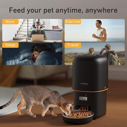 2025 Upgraded Automatic Cat Feeder - 4L Timed Auto Pet Feeder - Image 9