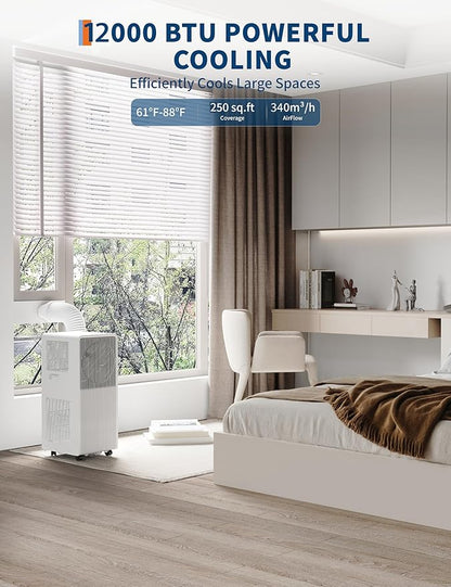 Portable Air Conditioner, 12000 BTU Portable AC Unit - Image 2