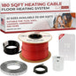 LuxHeat 180sqft Floor Heating Cable Kit - 240v Floor Warming System - Complete by LuxHeat