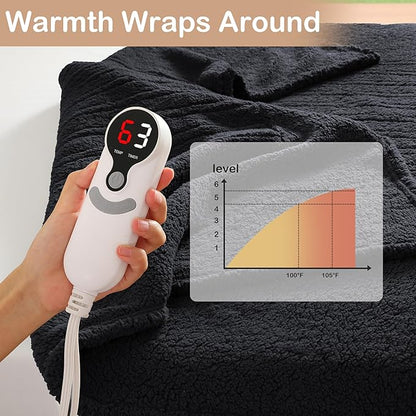 Electric Heated Blanket Full Size 72"×84" - Image 6