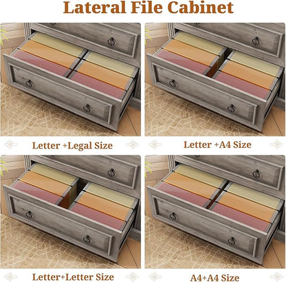 Itaar 2 Drawer File Cabinet, Farmhouse Filing Cabinet - Image 4