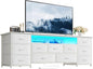 Huuger 63 Inch TV Stand for 65, 70 Inch TV, 11 Drawer Long Dresser by Huuger