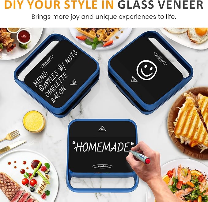 Sunvivi 3 in 1 Sandwich Maker, Electric Waffle Maker - Image 7