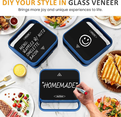 Sunvivi 3 in 1 Sandwich Maker, Electric Waffle Maker - Image 7