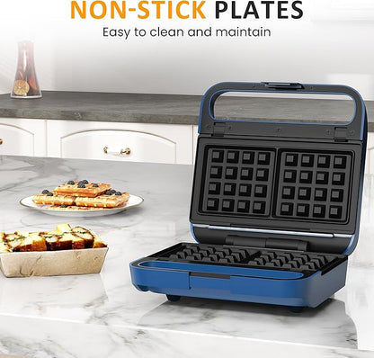 Sunvivi 3 in 1 Sandwich Maker, Electric Waffle Maker - Image 2