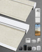 Kincmo Motorized Blinds with Remote, 100% Blackout Motorized Roller Shades Work by KincmoBlinds