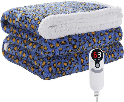 Electric Heated Blanket Throw Size 50"×60" by EydnaEletcricBlanket