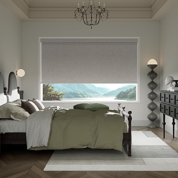 Boolegon Motorized Blinds with Remote, 100% Blackout Smart Electric Window - Image 8