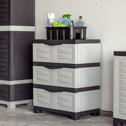 Sunnydaze 29.5" H 3-Tier Storage Cabinet - Image 2