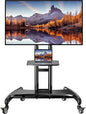 perlegear rolling tv stand for 32-84 inch tv, main product view