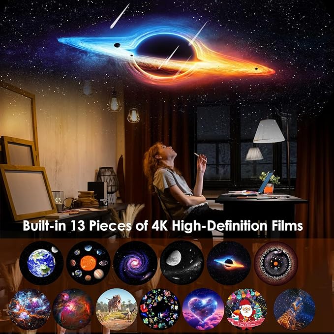 Galaxy Projector for Bedroom, Planetarium Star Projector - Image 2